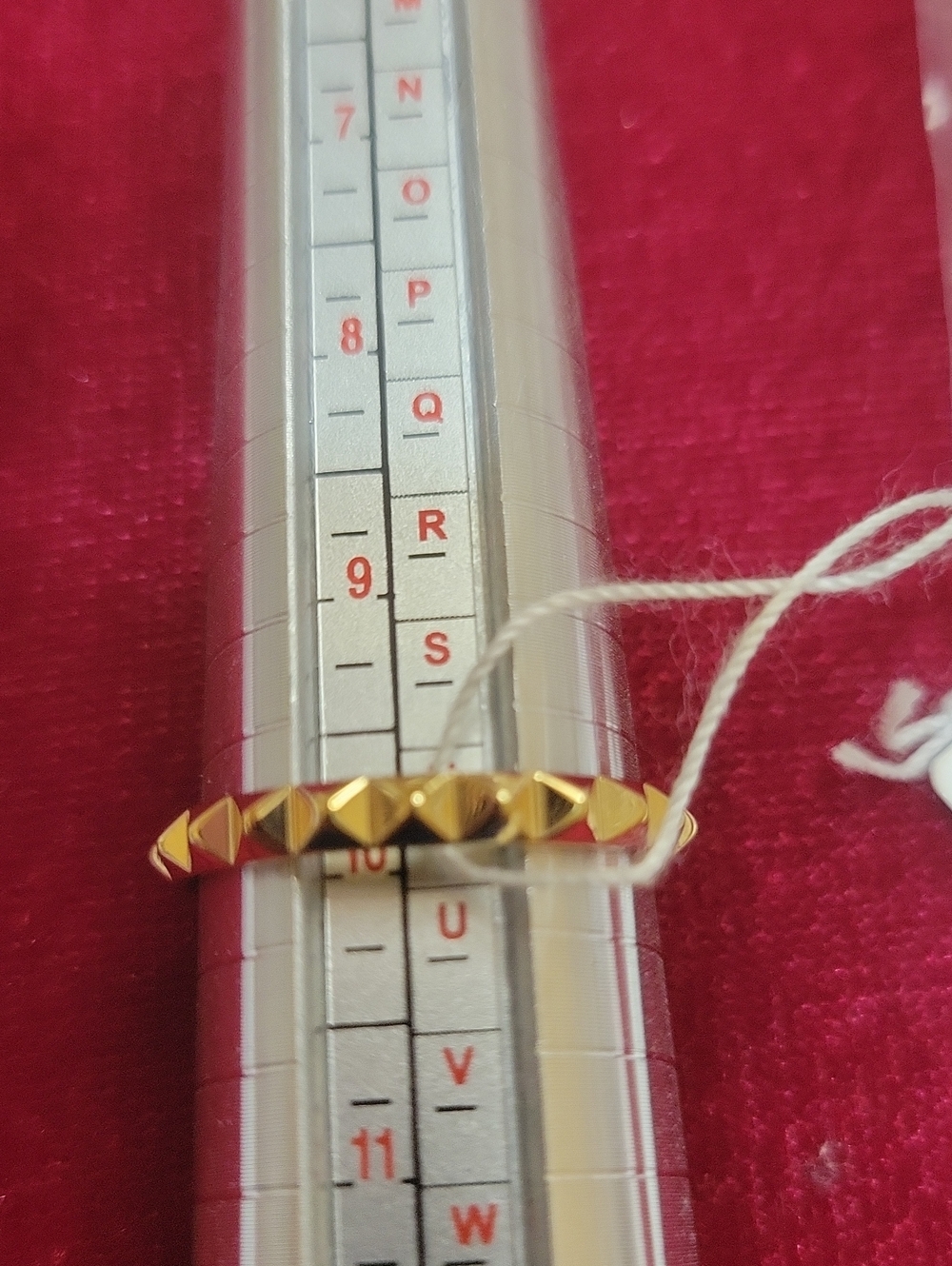 NWT Gold Pyramid Stackable Ring for Women 10 - Always With You